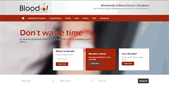 Desktop Screenshot of blood4u.com